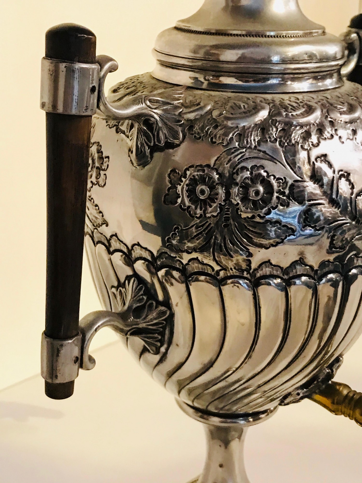 Vintage Silver Plate Tea Urn - Kenny Ball Antiques